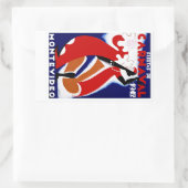 フィエスタス・デ・カーニバル~モンテビデオ 長方形シール (バッグ)