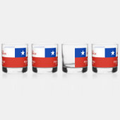 フィエスタス・パトリアス独立記念日チリ国旗 ウイスキーグラス (右)
