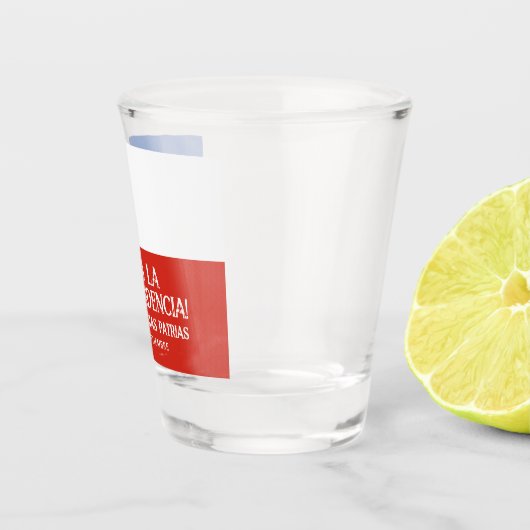 フィエスタス・パトリアス独立記念日チリ国旗 ショットグラス (右)