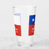 フィエスタス・パトリアス独立記念日チリ国旗 タンブラーグラス (左)