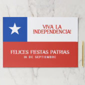 フィエスタス・パトリアス独立記念日チリ国旗 ペーパーパッド (インサイチュ)