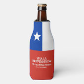 フィエスタス・パトリアス独立記念日チリ国旗 ボトルクーラー (ボトル正面)