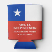 フィエスタス・パトリアス独立記念日チリ国旗 缶クーラー (裏面)