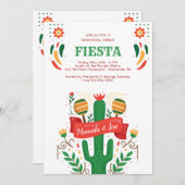 フィエスタタイムリハーサルディナー 招待状 (正面/裏面)