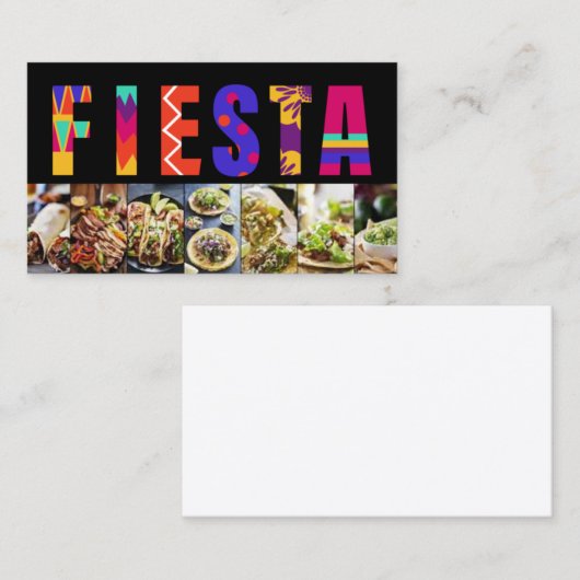 フィエスタタクイズ 名刺 (正面/裏面)