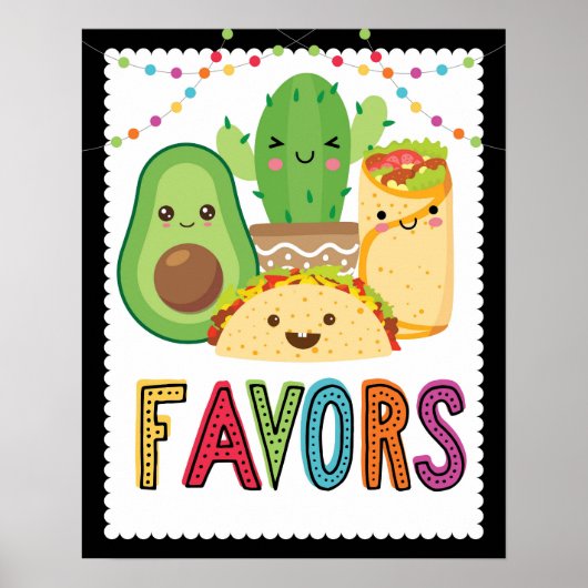 フィエスタタコの好意の看板ポスター ポスター (正面)