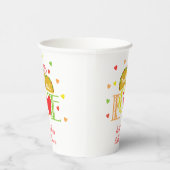 フィエスタタコオブラブカラフルブライダルシャワー 紙コップ (右)