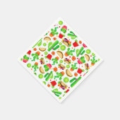 フィエスタタコスタタコ火曜カラフルシンコデマヨ スタンダードカクテルナプキン (角)