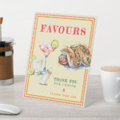 フィエスタタコステキラベビーシャワー御恩ありがとう 台座サイン (インサイチュ)