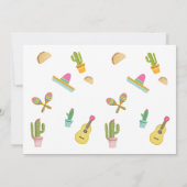 フィエスタタコトゥオズデイサボガールズセカンドバースデーパーティー 招待状 (裏面)