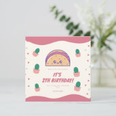 フィエスタタコトゥオズデイサボガールズセカンドバースデーパーティー 招待状 (スタンド正面)