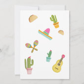 フィエスタタコトゥオズデイサボガールズセカンドバースデーパーティー 招待状 (裏面)