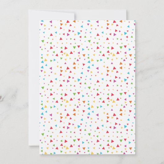 フィエスタタコバビーシャワー招待状 招待状 (裏面)