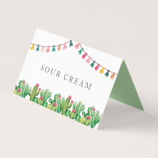 フィエスタタコバーパーティー徴候 名刺 (正面)