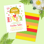 フィエスタタコブアベイビーシャワー招待状 招待状