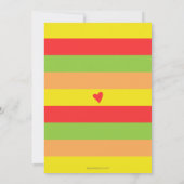 フィエスタタコブアベイビーシャワー招待状 招待状 (裏面)