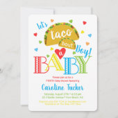 フィエスタタコブートア男の赤ちゃんシャワー招待状 招待状 (正面)