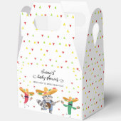 フィエスタタコ'ベビーサボテン動物の赤ちゃんシャワーについて フェイバーボックス (見開き)