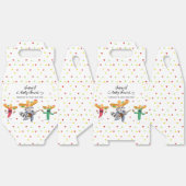 フィエスタタコ'ベビーサボテン動物の赤ちゃんシャワーについて フェイバーボックス (見開き)