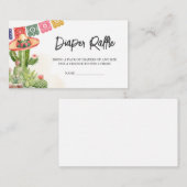 フィエスタタコ'ベビーシャワーおむつラッフル エンクロージャーカード (正面/裏面)