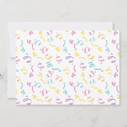 フィエスタタコ誕生日パーティー 招待状 (裏面)