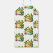 フィエスタタコ'Baby Showerかわいいおもしろいモダン ギフトタグ (裏面)