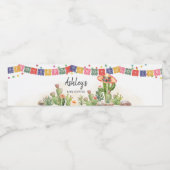 フィエスタタコ'Bour Baby Shower ペットボトルラベル (シングルラベル)