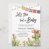 フィエスタタコ'Bour Baby Shower 招待状 (正面)
