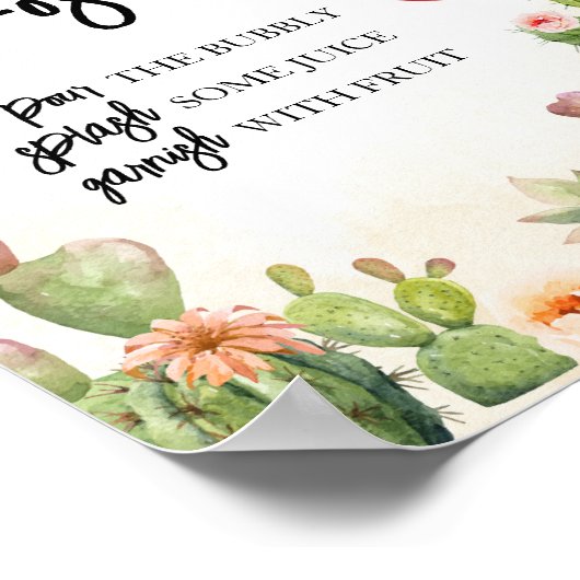 フィエスタタコ'Boutベビーシャワーマママオサバー ポスター (角)