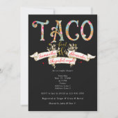 フィエスタタコLove Perfectカップルのカップル・シャワー 招待状 (正面)