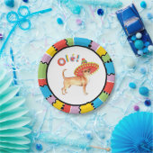 フィエスタチワワ ペーパープレート (パーティー)