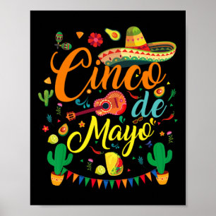 フィエスタチンコデマヨおもしろいメキシコパーティー5 De Mayo ポスター