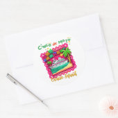 フィエスタチンコデマヨクルーズチームに参加 ラウンドシール (封筒)