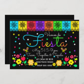 フィエスタチンコデマヨペーパーカット&フローラフォークアート 招待状 (正面/裏面)