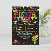 フィエスタチンコデマヨメキシコパーティの招待状 招待状 (スタンド正面)