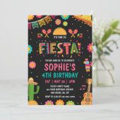 フィエスタテーマの誕生日招待状 招待状 (スタンド正面)