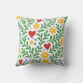 フィエスタデアモールおもしろいカラフルはっきりしたフローラ クッション (裏面)