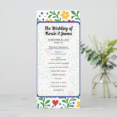 フィエスタデアモールカラフルフローラ結婚式 プログラム (スタンド正面)