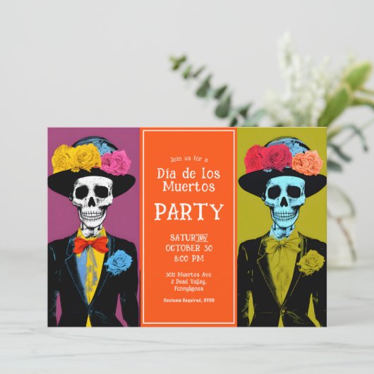 💀フィエスタディアデムエルトス 招待状 (スタンド正面)