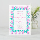フィエスタデキンセアニラ招待状フローレスローザ 招待状 (スタンド正面)