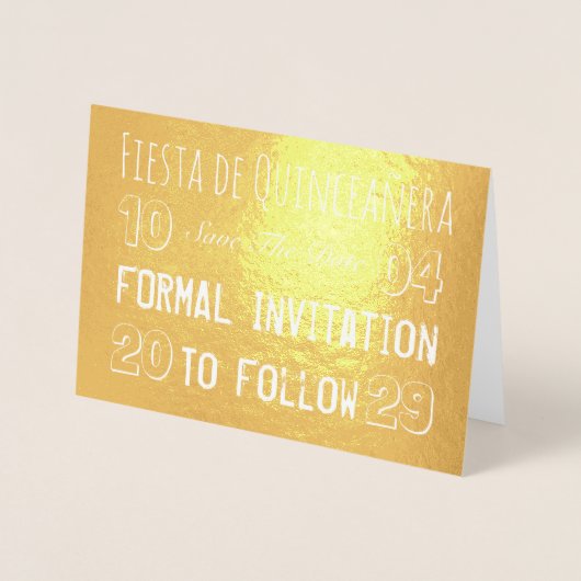 フィエスタデキンセアニラ日付を保存 箔カード (正面)