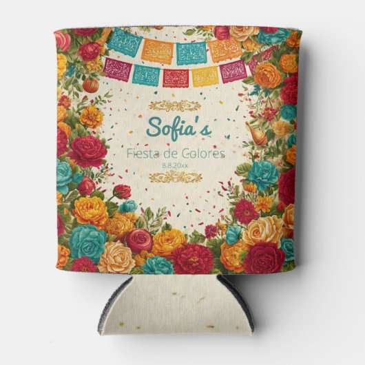 フィエスタデコロレスキンセアニェラカスタム 缶クーラー (正面)