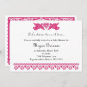 フィエスタデベピンクラブバーズバナー招待状 招待状 (正面/裏面)