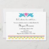 フィエスタデベブラカラフルブバード招待状 招待状 (正面)