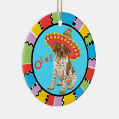 フィエスタドイツショートポインタ セラミックオーナメント (右)