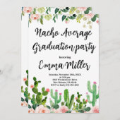 フィエスタナチョ平均卒業パーティー 招待状 (正面/裏面)