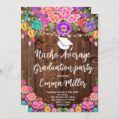 フィエスタナチョ平均卒業パーティー 招待状 (正面/裏面)