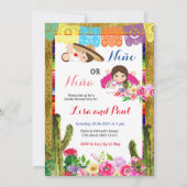 フィエスタニーニョまたはニーニャジェンダーのリビール 招待状 (正面)