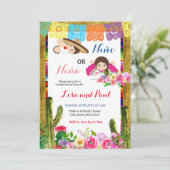 フィエスタニーニョまたはニーニャジェンダーのリビール 招待状 (スタンド正面)