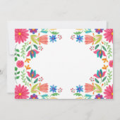 フィエスタノタイムtoシエスタメキシコガール誕生日 招待状 (裏面)